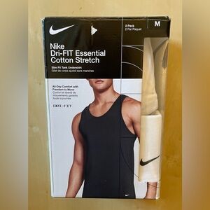 NIB Nike Cotton Tanks 2pk | size M | white